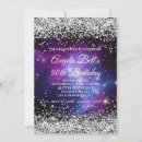 Search for silver 50th birthday invitations Elegant