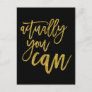 Search for positive saying postcards Typography