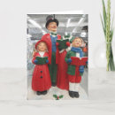 Search for caroler christmas cards Yuletide