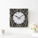 Search for art deco style clocks Geometric
