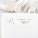 Search for romantic save the date return address labels Modern monogrammed bridal shower