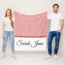 Search for red polka dot blankets Colourful