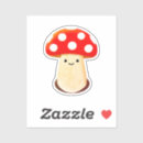 Search for mushroom illustration stickers Fungi