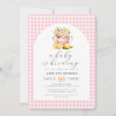 Search for flower baby shower invitations Pink flowers