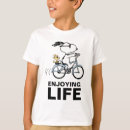 Search for bicycle kids tshirts Peanuts