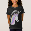 Search for big sister unicorn tshirts Sibling