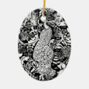 Search for black white peacock decor Peacocks
