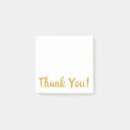 Search for gold post it notes Thank you
