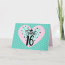 Search for sweet 16 birthday cards For kids