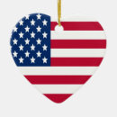 Search for stars and stripes christmas tree decorations Heart