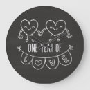 Search for 1st anniversary clocks Heart