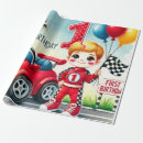 Search for race car birthday wrapping paper Boys birthday party