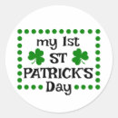 Search for st patricks day stickers Clover