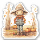 Search for scarecrow halloween stickers Thanksgiving