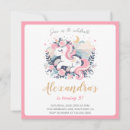 Search for girls unicorn birthday invitations Boho