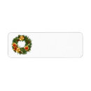Search for magnolia return address labels Wreath