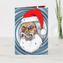 Search for scary christmas cards Santa