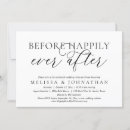 Search for after rehearsal dinner invitations Black and white