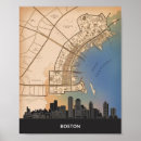 Search for us map posters Massachusetts
