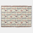 Search for bird pattern blankets Flowers