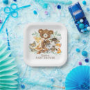Search for woodland baby shower plates Fox
