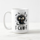 Search for funny black crow mugs Halloween