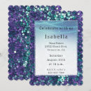 Search for purple mermaid birthday invitations Sparkle