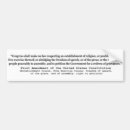 Search for first bumper stickers 1st amendment