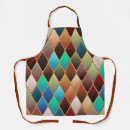 Search for diamond pattern aprons Colourful