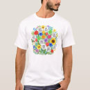 Search for vector flowers tshirts Design