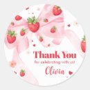 Search for strawberry stickers Berry first birthday