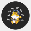 Search for pew pew stickers Regularshow