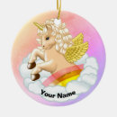 Search for rainbow baby christmas tree decorations Unicorn