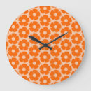 Search for orange clocks Vintage