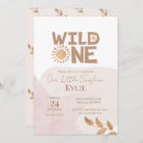 Search for minimalist 1st birthday invitations Floral