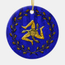 Search for sicilian christmas tree decorations Trinacria