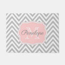 Search for pink and grey doormats Girly