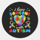 Search for i love someone with autism stickers Autism awareness month