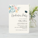 Search for leaves graduation invitations Elegant botanical