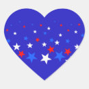 Search for red white blue hearts stickers Stars