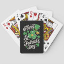 Search for shamrock playing cards Saint