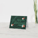 Search for dark green christmas cards Botanical