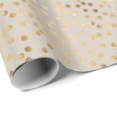Search for gold dots wrapping paper Modern