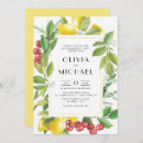Search for lemon engagement party invitations Botanical