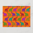 Search for elephant pattern postcards Africa