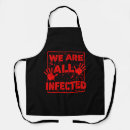Search for zombies aprons Scary