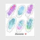 Search for blue feathers stickers Birthday