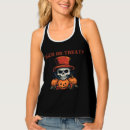 Search for or treat all over print womens singlets funny