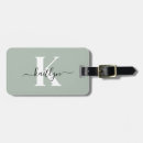 Search for sage green luggage tags Monogram monogrammed
