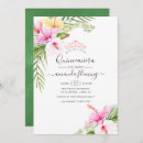 Search for palm leaf quinceanera invitations Watercolor